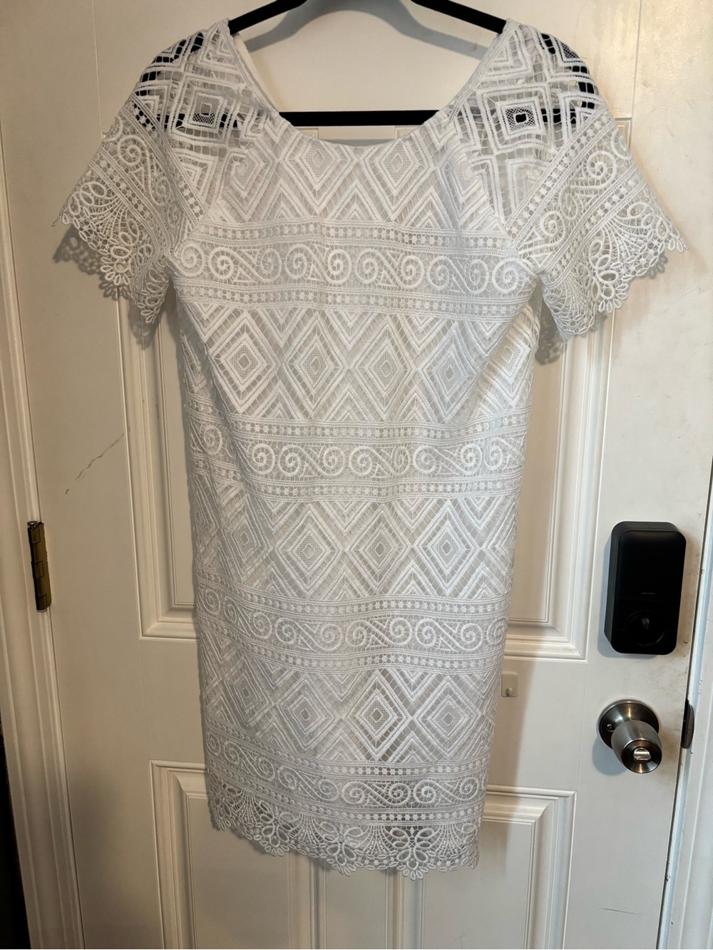 Madewell White Lace Mini Dress